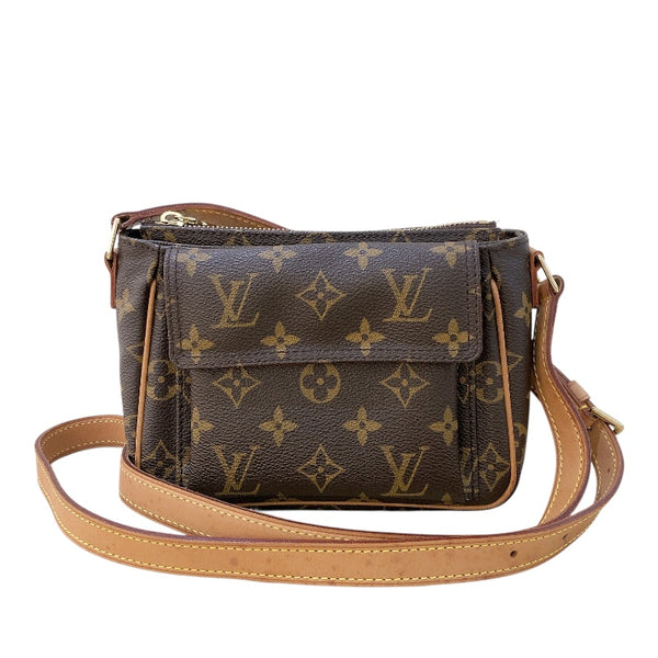 ルイ・ヴィトン LOUIS VUITTON ヴィバ・シテPM M51165 ブラウン モノグラムキャンバス レディース ショルダーバッグ