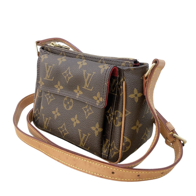ルイ・ヴィトン LOUIS VUITTON ヴィバ・シテPM M51165 ブラウン モノグラムキャンバス レディース ショルダーバッグ