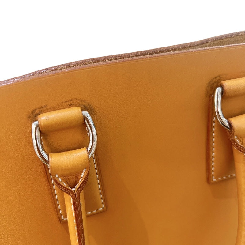 エルメス HERMES サックアメインカバスGM ナチュラルサブレ　シルバー金具 ヴァッシュハンタ― レディース ハンドバッグ