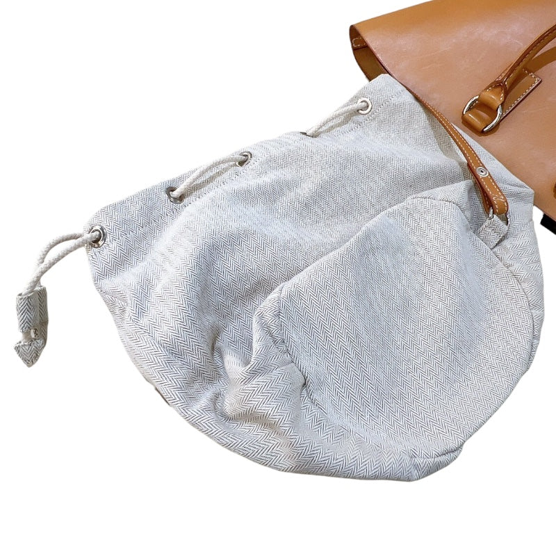エルメス HERMES サックアメインカバスGM ナチュラルサブレ　シルバー金具 ヴァッシュハンタ― レディース ハンドバッグ
