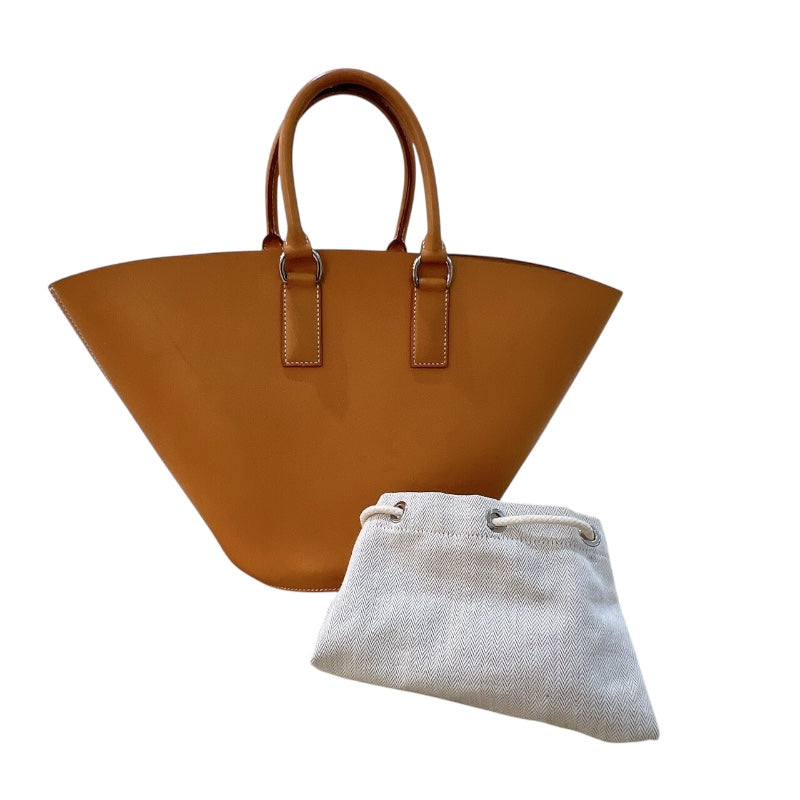 エルメス HERMES サックアメインカバスGM ナチュラルサブレ　シルバー金具 ヴァッシュハンタ― レディース ハンドバッグ