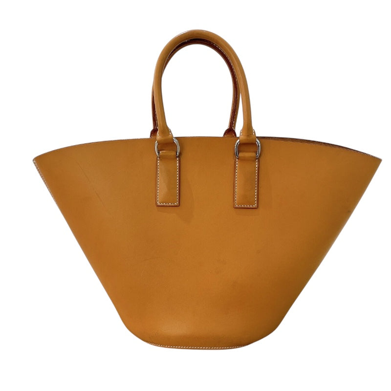 エルメス HERMES サックアメインカバスGM ナチュラルサブレ　シルバー金具 ヴァッシュハンタ― レディース ハンドバッグ