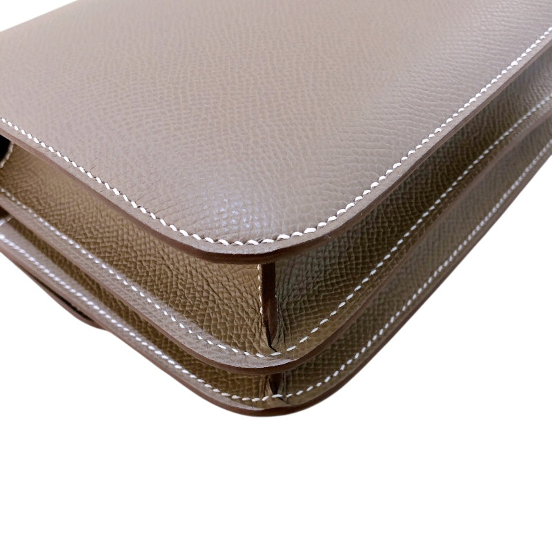 エルメス HERMES コンスタンス3ミニ ミロワール K刻 エトゥープ シルバー金具 エプソン レディース ショルダーバッグ