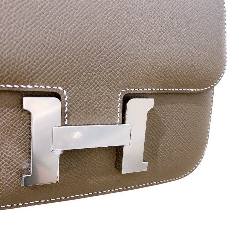 エルメス HERMES コンスタンス3ミニ ミロワール K刻 エトゥープ シルバー金具 エプソン レディース ショルダーバッグ
