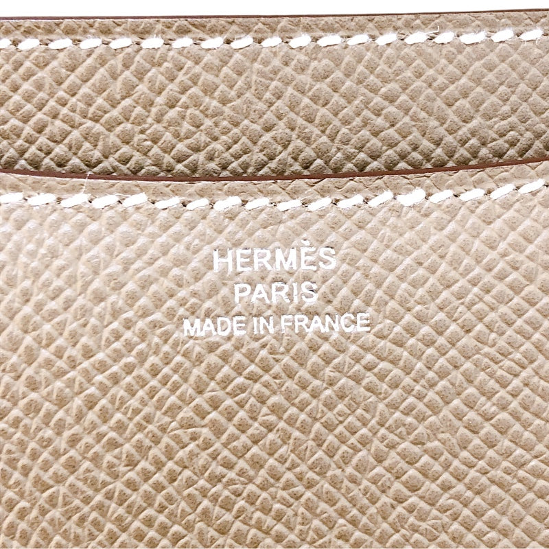 エルメス HERMES コンスタンス3ミニ ミロワール K刻 エトゥープ シルバー金具 エプソン レディース ショルダーバッグ