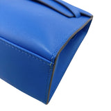 エルメス HERMES ポシェットケリー C刻 ブルーゼリージュ　シルバー金具 スイフト レディース ハンドバッグ