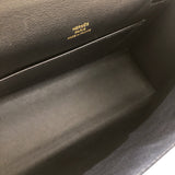 エルメス HERMES ポシェットケリー Z刻 ブラック　ゴールド金具 スイフト レディース ハンドバッグ