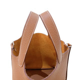 エルメス HERMES ピコタンロックＰＭ B刻 ゴールド　シルバー金具 トリヨン レディース ハンドバッグ