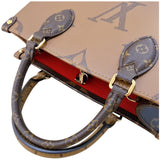ルイ・ヴィトン LOUIS VUITTON オンザゴーPM M46373 モノグラム/ゴールド金具 バイカラー モノグラム レディース ショルダーバッグ