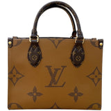 ルイ・ヴィトン LOUIS VUITTON オンザゴーPM M46373 モノグラム/ゴールド金具 バイカラー モノグラム レディース ショルダーバッグ