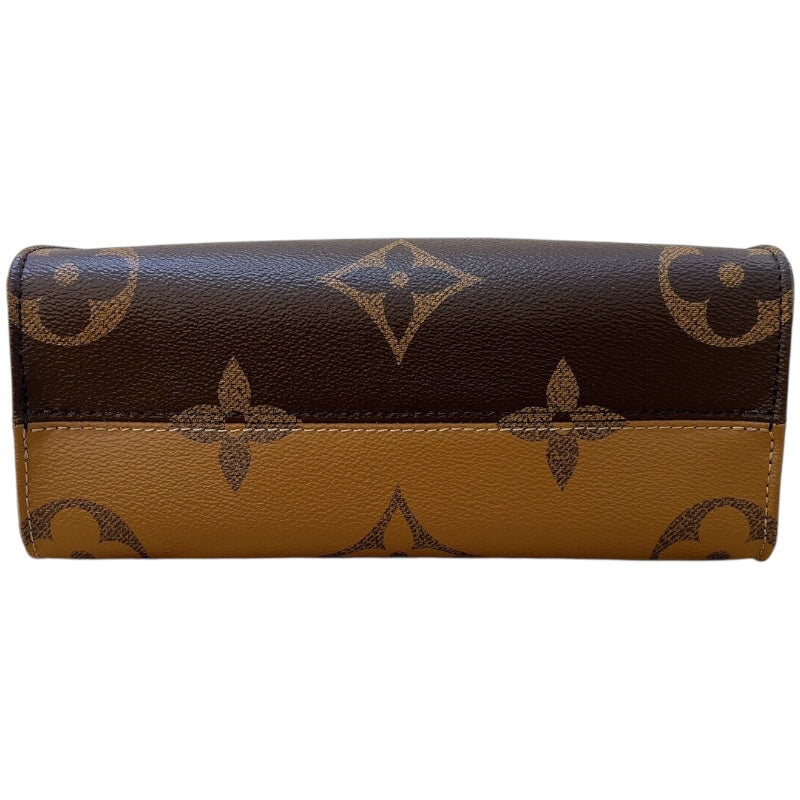ルイ・ヴィトン LOUIS VUITTON オンザゴーPM M46373 モノグラム/ゴールド金具 バイカラー モノグラム レディース ショルダーバッグ