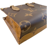 ルイ・ヴィトン LOUIS VUITTON オンザゴーPM M46373 モノグラム/ゴールド金具 バイカラー モノグラム レディース ショルダーバッグ