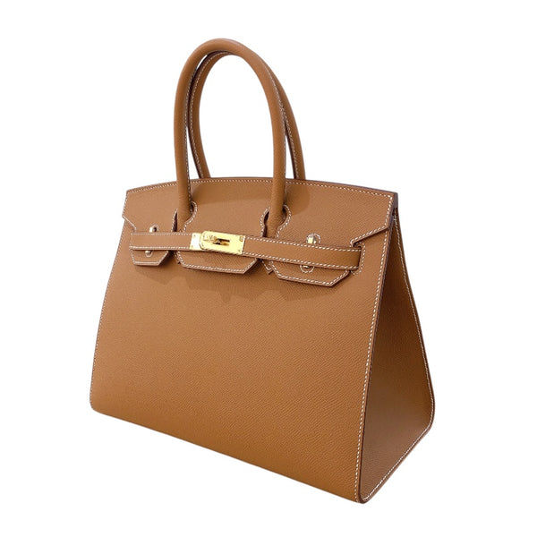 エルメス HERMES バーキン30 W刻 ゴールド/GD金具 エプソン レディース ハンドバッグ