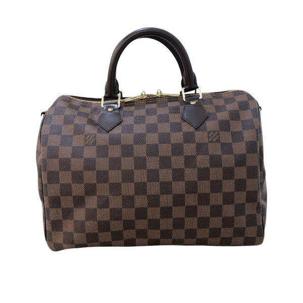 ルイ・ヴィトン LOUIS VUITTON スピーディ・バンドリエール 30 N41367 ブラウン ダミエキャンバス レディース ショルダーバッグ