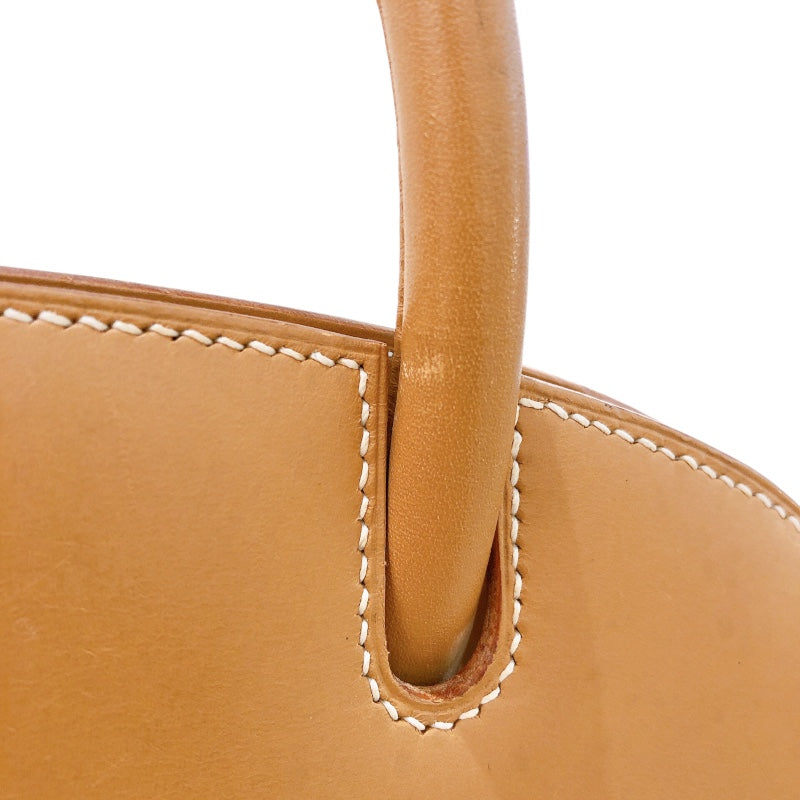 エルメス HERMES ダルヴィMM □C刻（1999年製） ナチュラル　シルバー金具 ヴァッシュ レディース ハンドバッグ