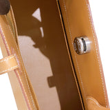 エルメス HERMES ダルヴィMM □C刻（1999年製） ナチュラル　シルバー金具 ヴァッシュ レディース ハンドバッグ