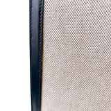 エルメス HERMES ケリー28 外縫い ○M刻印 ナチュラル×ブルーインディゴ ゴールド金具 トワル レディース ハンドバッグ