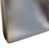 エルメス HERMES ケリー28 外縫い ○M刻印 ナチュラル×ブルーインディゴ ゴールド金具 トワル レディース ハンドバッグ