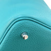 エルメス HERMES ピコタンロックMM エクラ D刻 ヴェールヴェローヌ/ブルーノール シルバー金具 トリヨン/スイフト レディース ハンドバッグ