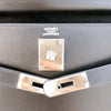 エルメス HERMES ケリー32　外縫い □D刻 ブラック シルバー金具 ボックスカーフ レディース ショルダーバッグ
