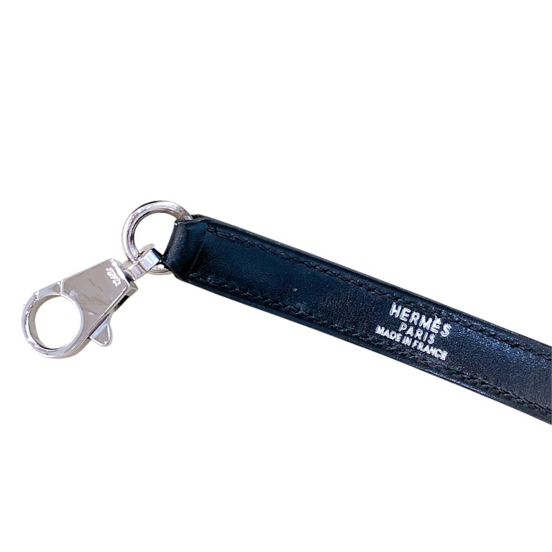 エルメス HERMES ケリー32　外縫い □D刻 ブラック シルバー金具 ボックスカーフ レディース ショルダーバッグ