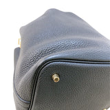 エルメス HERMES ピコタンロックMM C刻 ブラック　ゴールド金具 トリヨン レディース ハンドバッグ