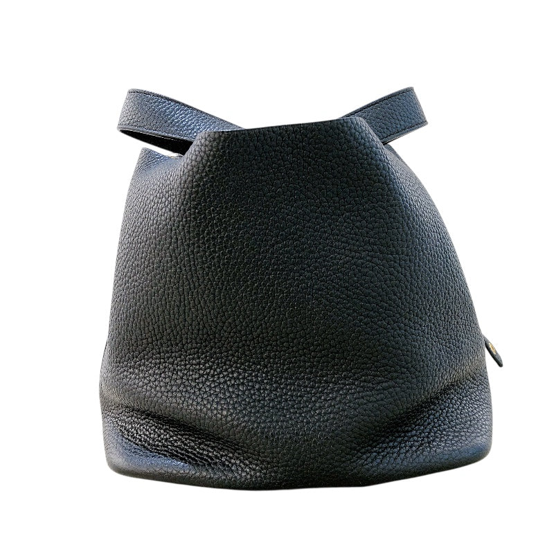 エルメス HERMES ピコタンロックMM C刻 ブラック　ゴールド金具 トリヨン レディース ハンドバッグ