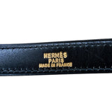エルメス HERMES ケリー28 外縫い ○U刻印 ブラック ゴールド金具 ボックスカーフ レディース ハンドバッグ