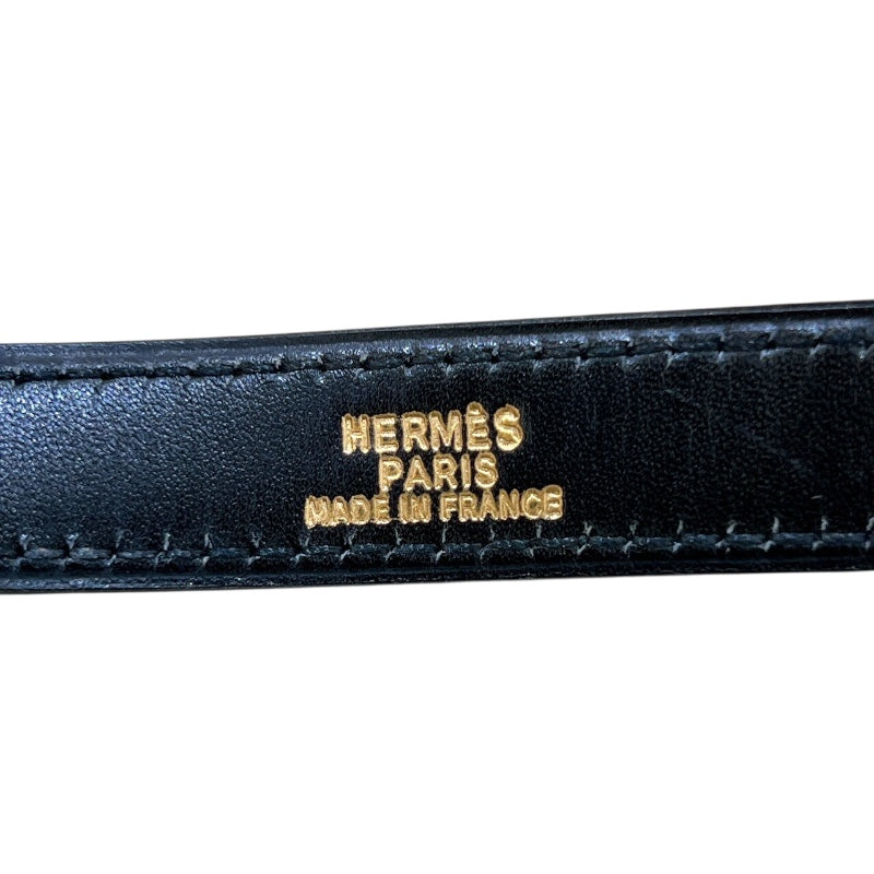 エルメス HERMES ケリー28 外縫い ○U刻印 ブラック ゴールド金具 ボックスカーフ レディース ハンドバッグ