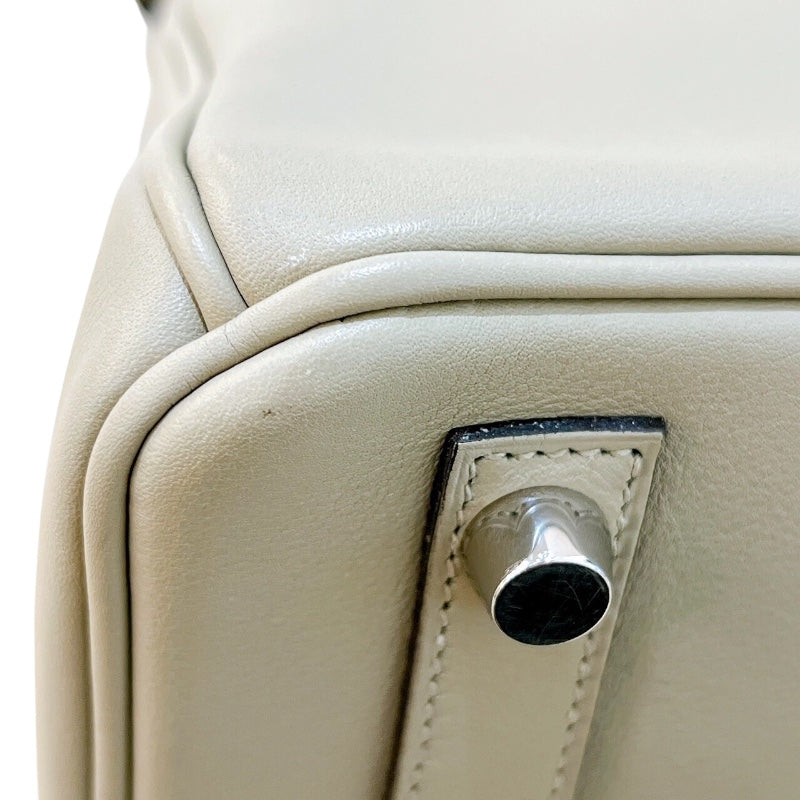 エルメス HERMES バーキン25 X刻印 セージ シルバー金具 スイフト レディース ハンドバッグ