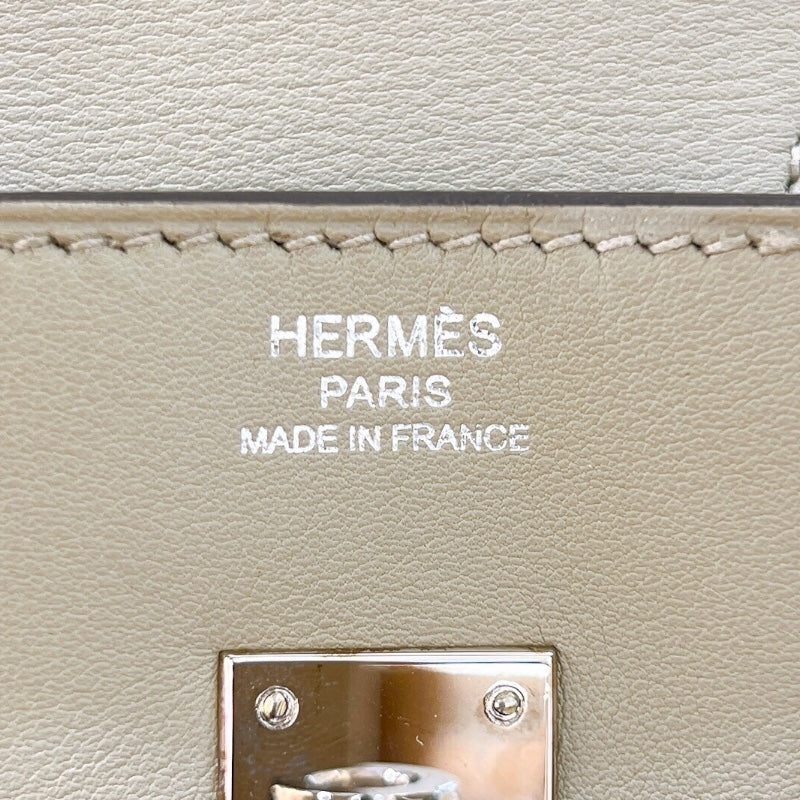 エルメス HERMES バーキン25 X刻印 セージ シルバー金具 スイフト レディース ハンドバッグ