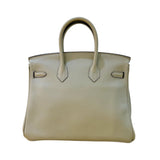 エルメス HERMES バーキン25 X刻印 セージ シルバー金具 スイフト レディース ハンドバッグ