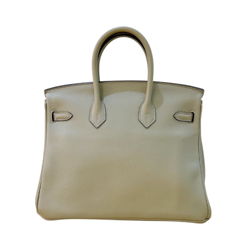 エルメス HERMES バーキン25 X刻印 セージ シルバー金具 スイフト レディース ハンドバッグ