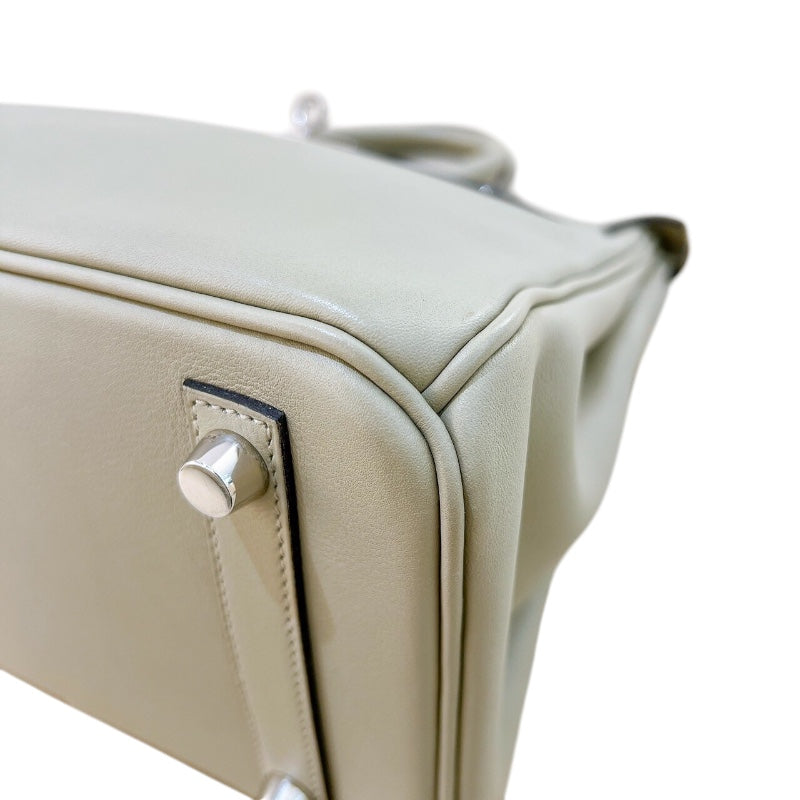 エルメス HERMES バーキン25 X刻印 セージ シルバー金具 スイフト レディース ハンドバッグ