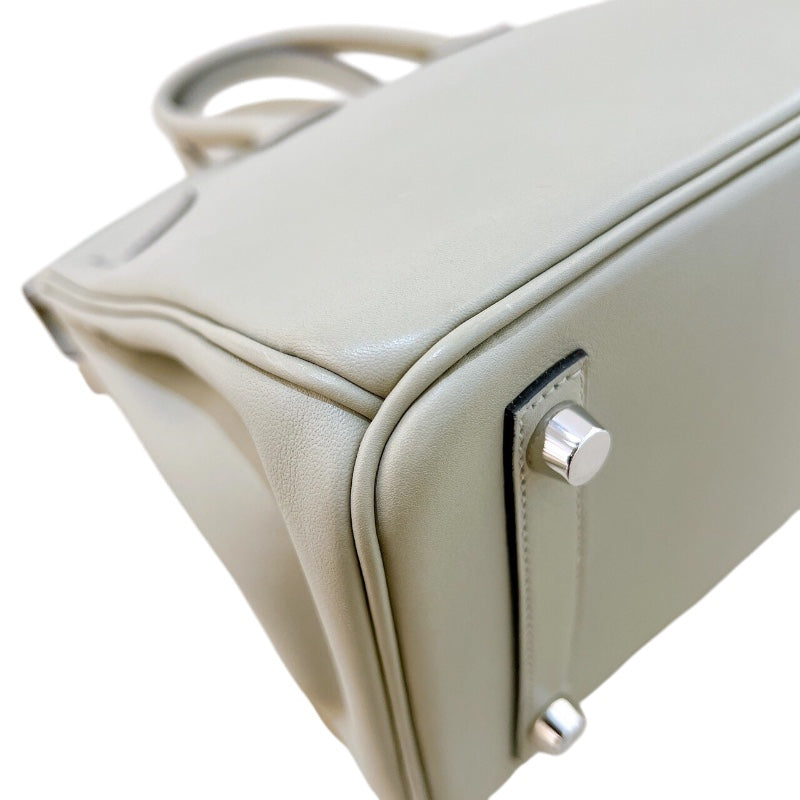 エルメス HERMES バーキン25 X刻印 セージ シルバー金具 スイフト レディース ハンドバッグ