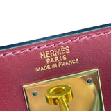 エルメス HERMES ケリー28　内縫い □E刻 ルージュアッシュ　ゴールド金具 ヴィヴラート/シャーモニー レディース ショルダーバッグ
