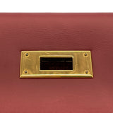 エルメス HERMES ケリー28　内縫い □E刻 ルージュアッシュ　ゴールド金具 ヴィヴラート/シャーモニー レディース ショルダーバッグ