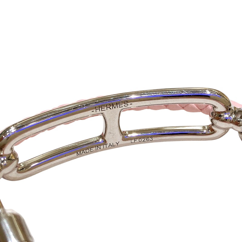 エルメス HERMES ルリ ドゥブルトゥール ローズサクラ/SV金具 スイフト・メタル アクセサリー