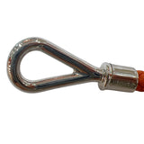 エルメス HERMES ジャンボブレスレット オレンジ・シルバー金具 スイフト・メタル アクセサリー