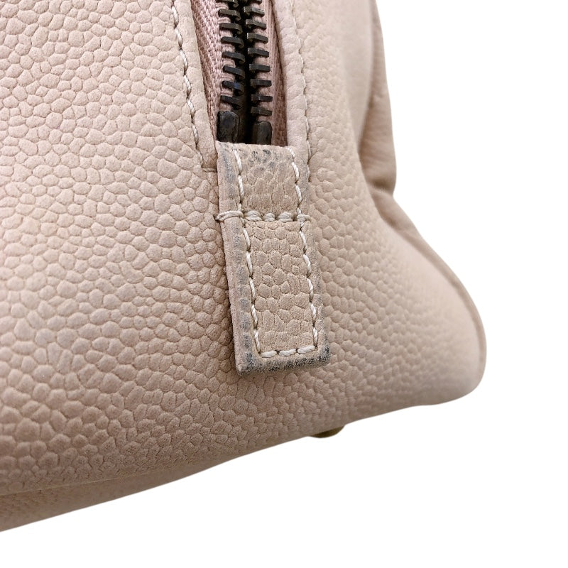 シャネル CHANEL チェーン　ショルダーバッグ ベージュ/GD金具 キャビア レディース ショルダーバッグ