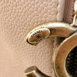 シャネル CHANEL チェーン　ショルダーバッグ ベージュ/GD金具 キャビア レディース ショルダーバッグ