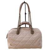 シャネル CHANEL チェーン　ショルダーバッグ ベージュ/GD金具 キャビア レディース ショルダーバッグ