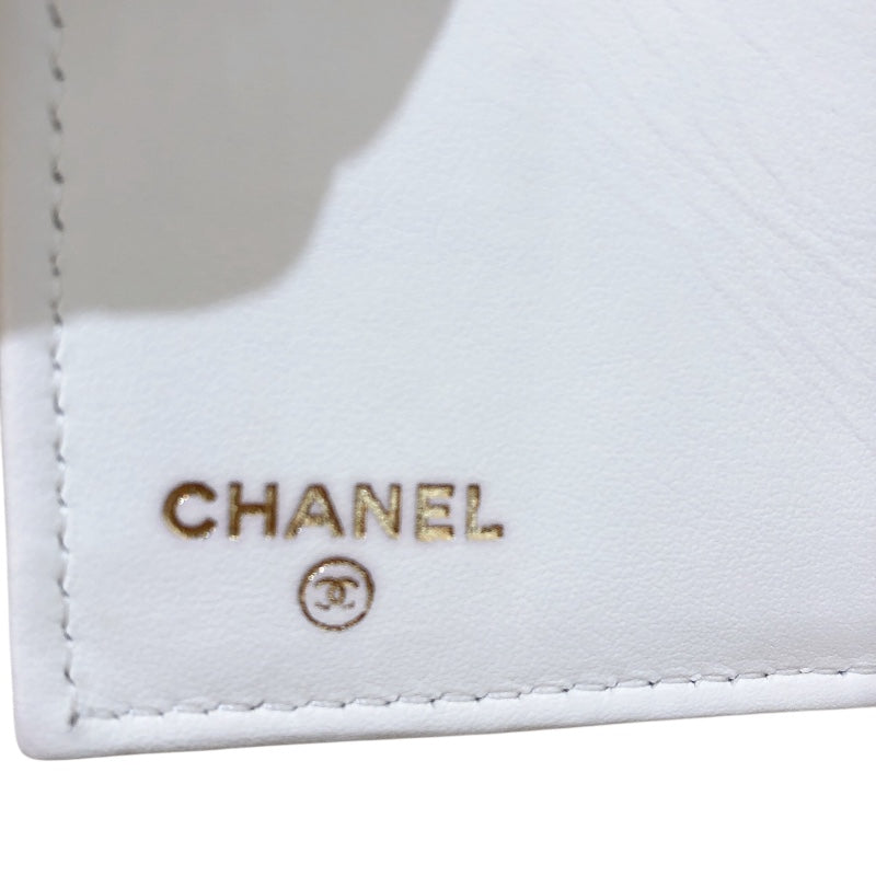 シャネル CHANEL マトラッセウォレット GD金具 キャビア レディース 二つ折り財布