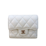 シャネル CHANEL マトラッセウォレット GD金具 キャビア レディース 二つ折り財布