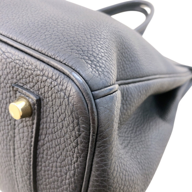 エルメス HERMES バーキン35 ▢R刻 ブラック/SV金具 レディース ハンドバッグ