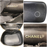 シャネル CHANEL ココマークバニティ A01997 ブラック　ゴールド金具 キャビア レディース ハンドバッグ