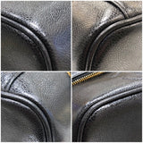 シャネル CHANEL ココマークバニティ A01997 ブラック　ゴールド金具 キャビア レディース ハンドバッグ