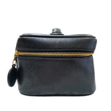 シャネル CHANEL ココマークバニティ A01997 ブラック　ゴールド金具 キャビア レディース ハンドバッグ