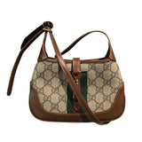 グッチ GUCCI ジャッキーライン ミニ バッグ 637092 ブラウン GGスプリーム レディース ハンドバッグ