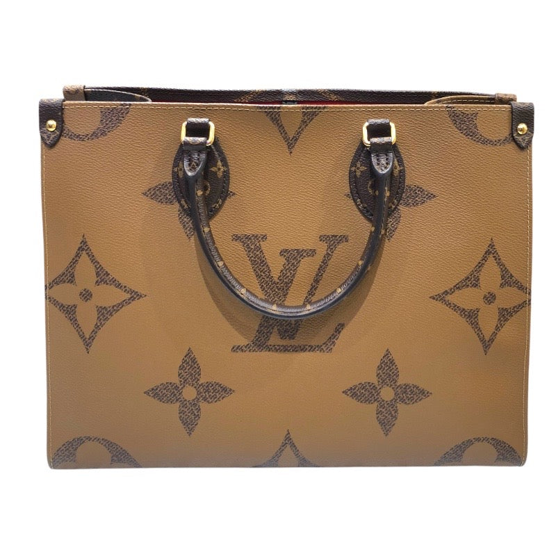 ルイ・ヴィトン LOUIS VUITTON オンザゴーMM M45321 モノグラム・リバース キャンバス レディース トートバッグ